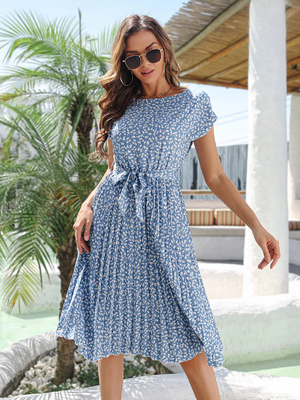 Robe à fleurs pour femmes pour le printemps et l'été