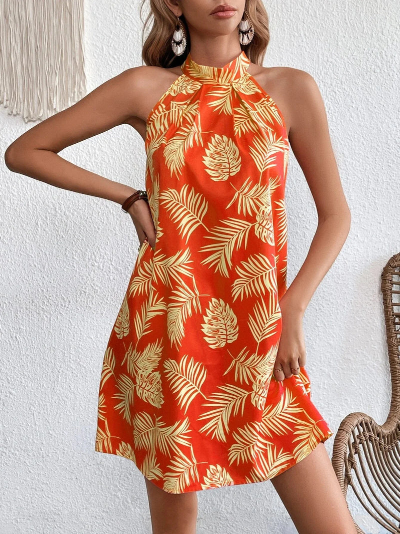 Robe tropicale élégante