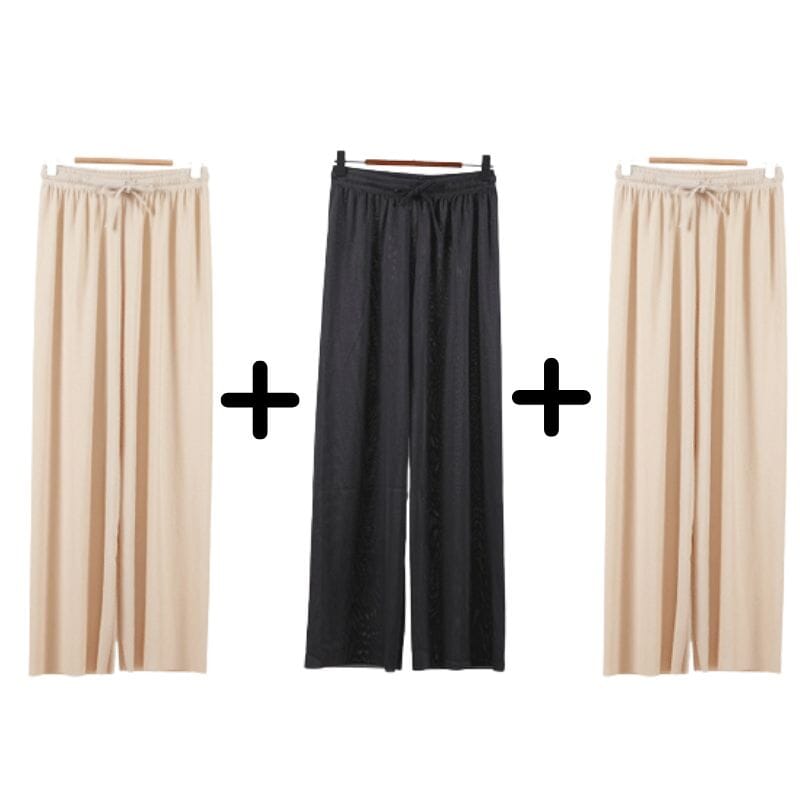 Pantalon Palazzo en Soie - (ACHETEZ 1 ET RECEVEZ 3)