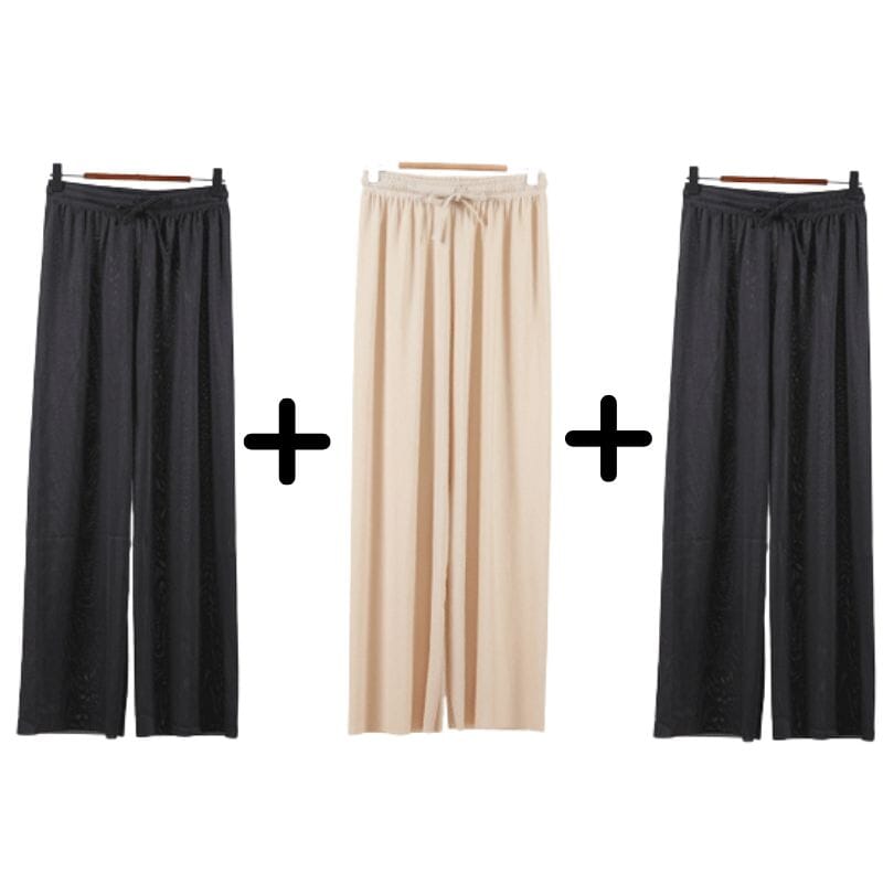 Pantalon Palazzo en Soie - (ACHETEZ 1 ET RECEVEZ 3)