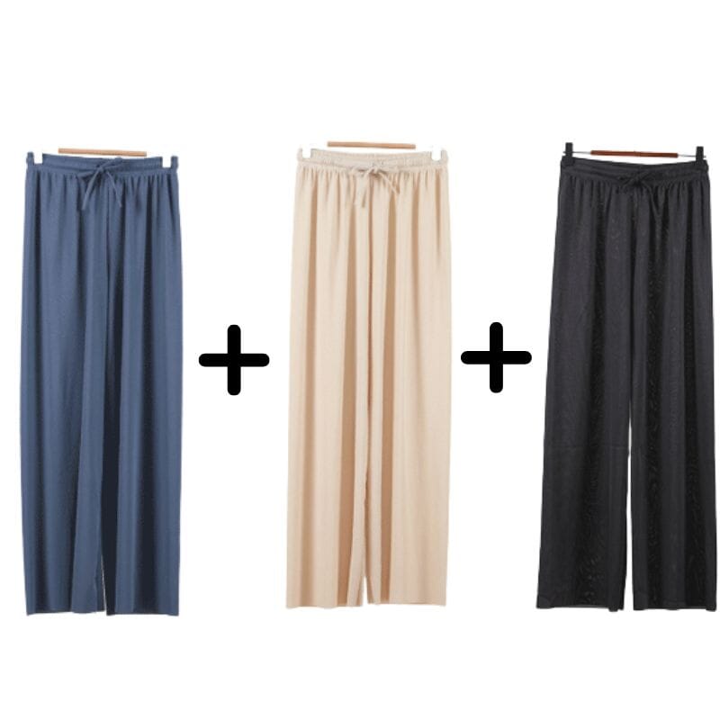 Pantalon Palazzo en Soie - (ACHETEZ 1 ET RECEVEZ 3)