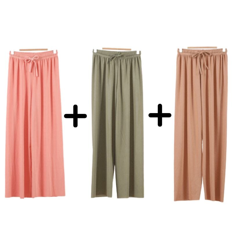 Pantalon Palazzo en Soie - (ACHETEZ 1 ET RECEVEZ 3)